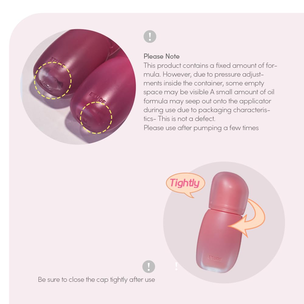 ETUDE Soft Fixing Lip Tint en situation sur une table de maquillage