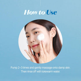 ETUDE SoonJung nettoyant moussant pH 6.5 texture sur peau