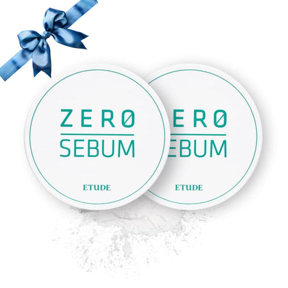 ETUDE Zero Sebum Poudre Duo 2 x 4g avant utilisation