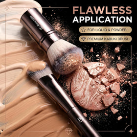 Étui de voyage élégant pour pinceaux de maquillage BS-MALL