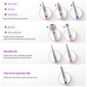 Étui portable pour embouts de perçage MelodySusie