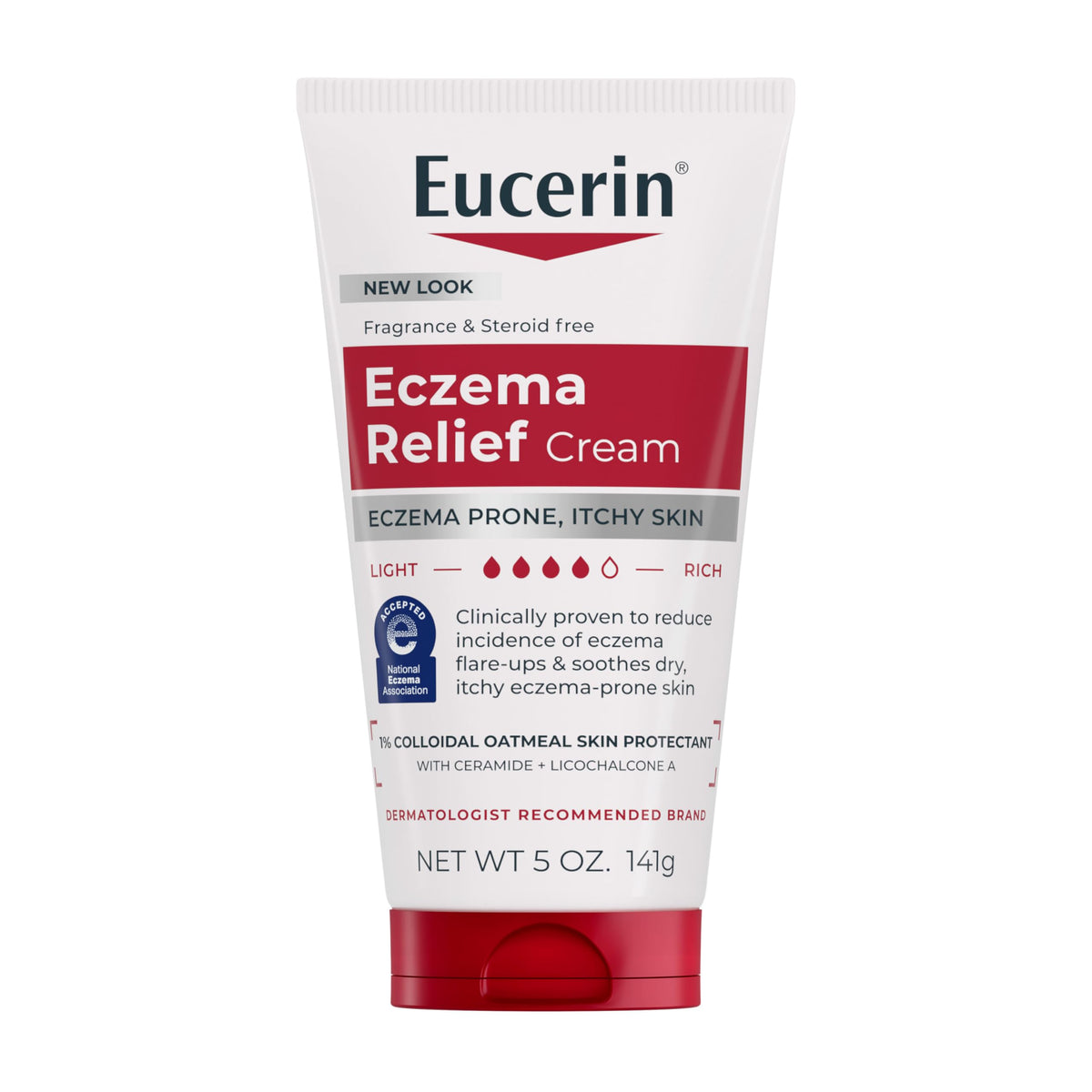 Eucerin Crème Corps Apaisante Eczéma 159g tube avant