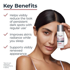 Eucerin Crème de Nuit vue arrière avec informations sur le produit