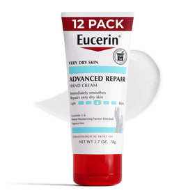 Eucerin Crème Mains Réparatrice Avancée tube de 2,7 oz vue de face