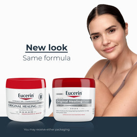 Eucerin Crème Originale de Cicatrisation 450 g avec bouchon ouvert