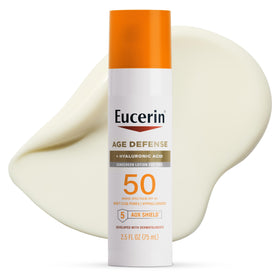 Eucerin Crème Solaire Visage SPF 50 bouteille frontale