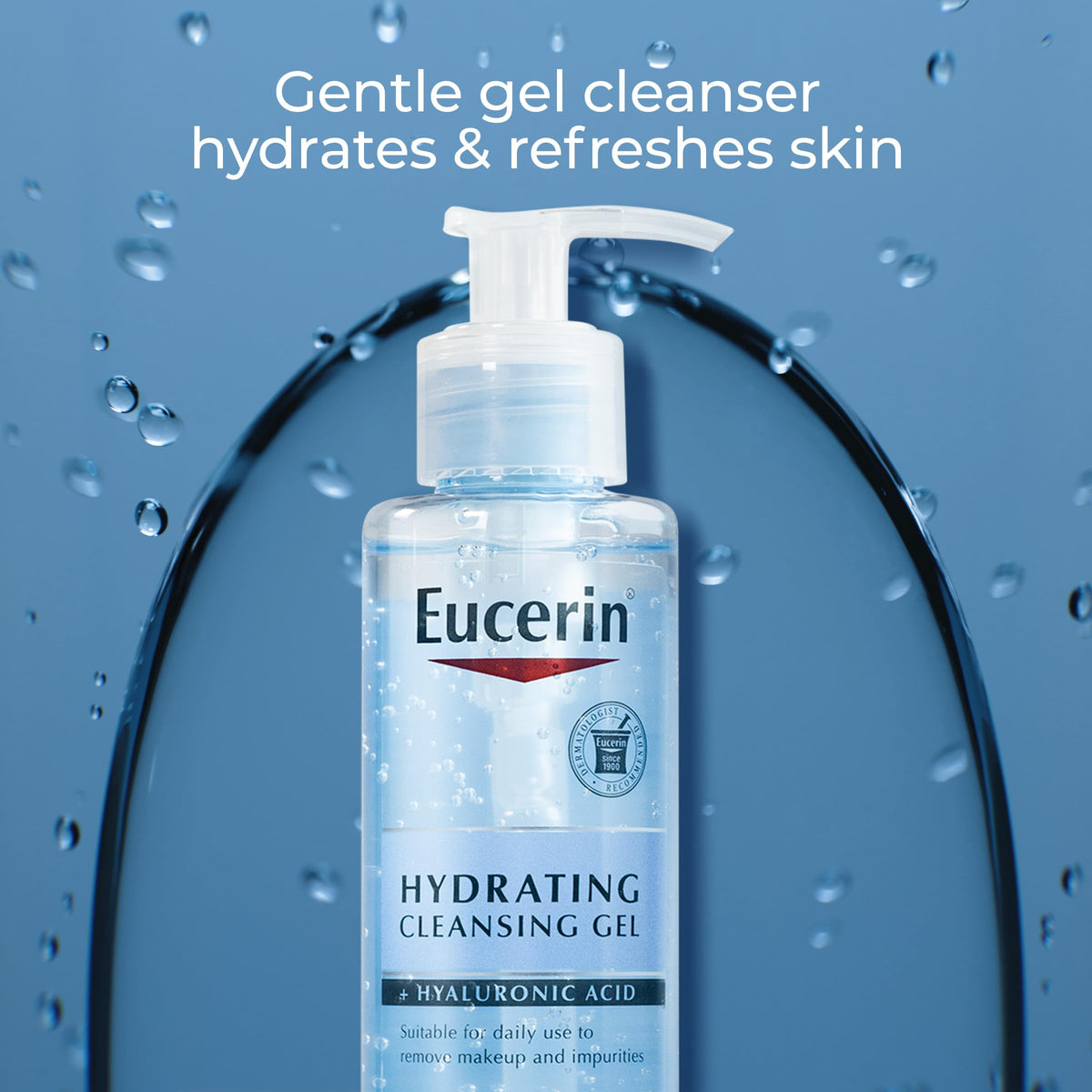 Eucerin Gel Nettoyant Hydratant 200ml arrière