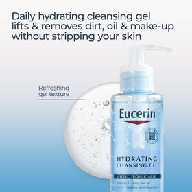 Eucerin Gel Nettoyant Hydratant 200ml côté