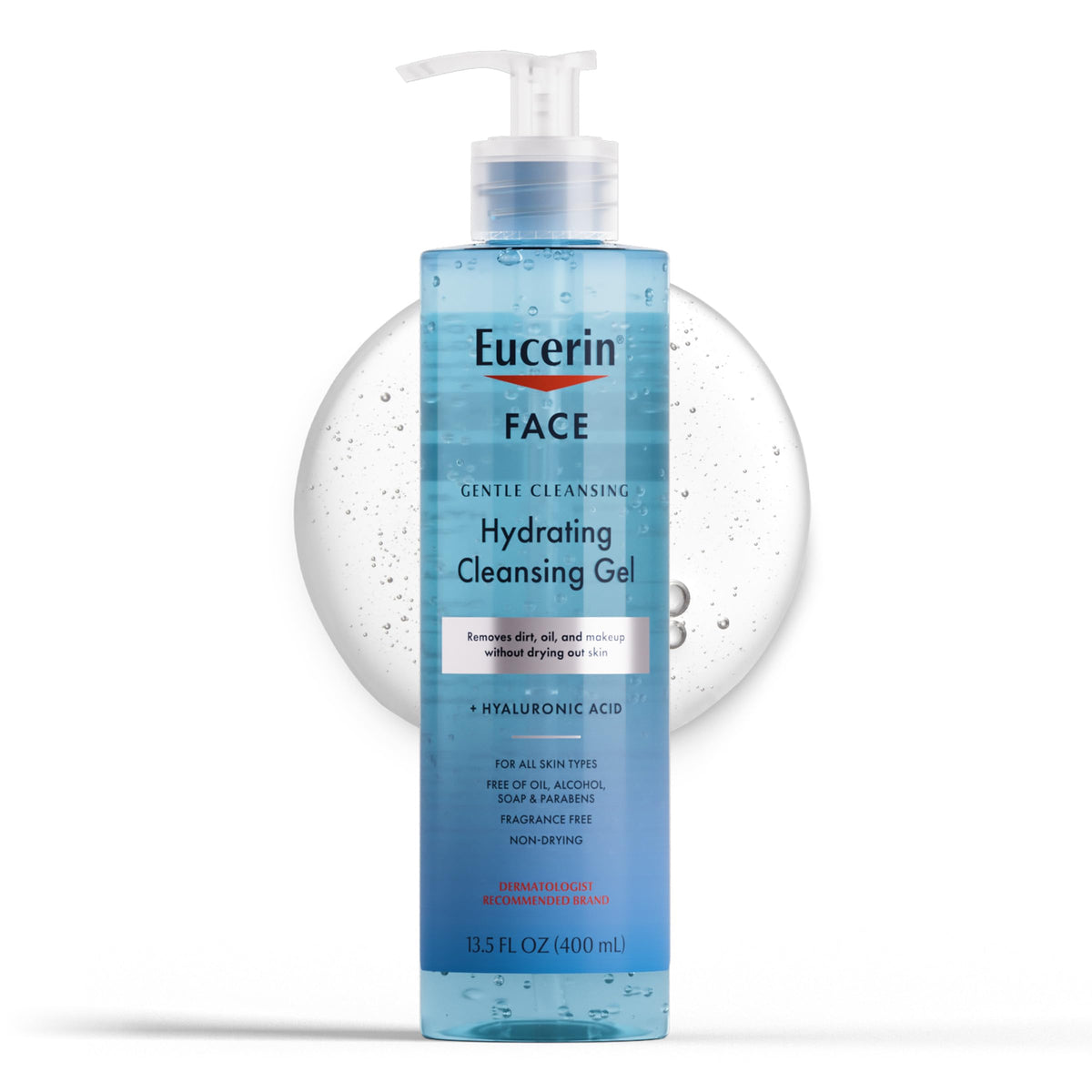Eucerin Gel Nettoyant Hydratant Doux 458g vue avant