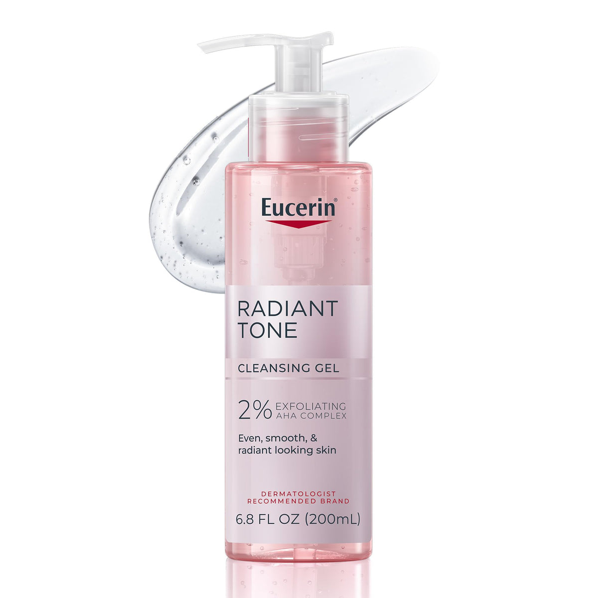 Eucerin Gel Nettoyant Visage Radiant Tone 200ml vue de face