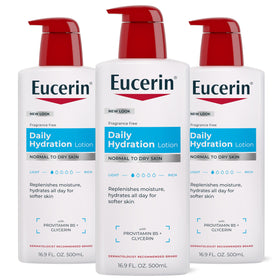 Eucerin Lotion Hydratante Quotidienne flacon de 500 ml avant