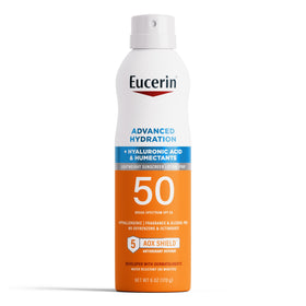 Eucerin Spray Solaire Hydratation Avancée SPF 50 vue de face