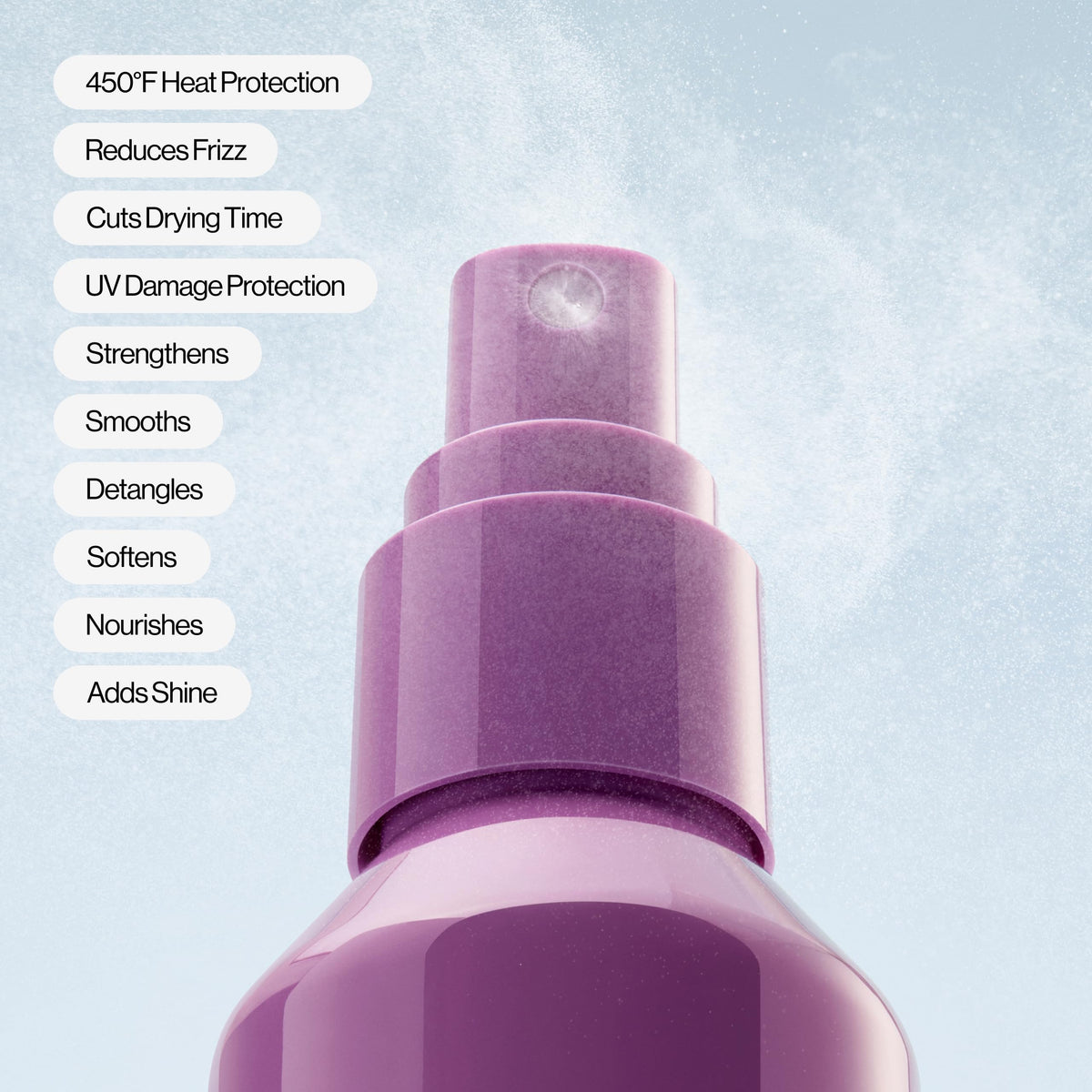 EVA·NYC Spray Protecteur Chaleur 10-en-1 159g avec bouchon ouvert
