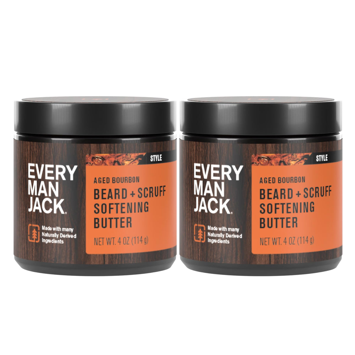 Every Man Jack beurre adoucissant pour barbe Aged Bourbon, packaging avant