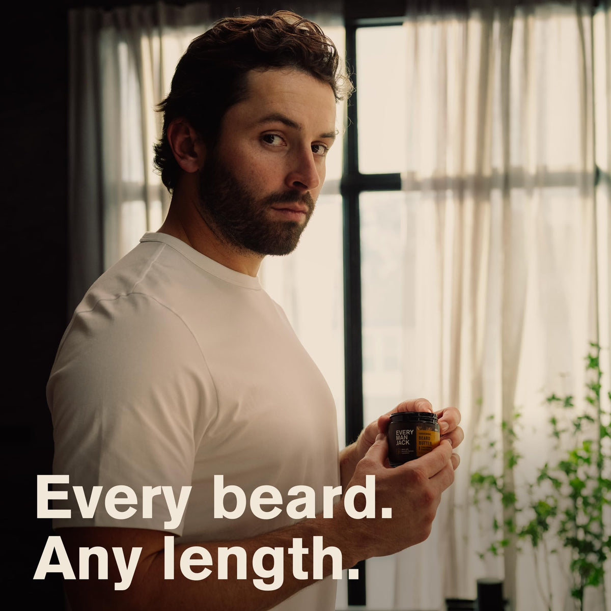 Every Man Jack beurre adoucissant pour barbe Aged Bourbon, texture à l'application