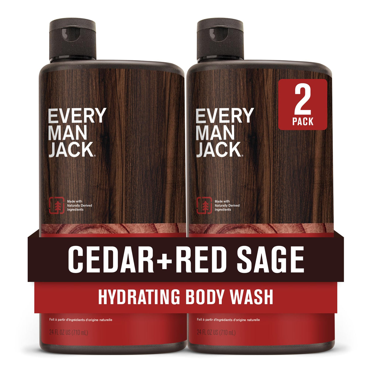 Every Man Jack Gel Douche Hydratant 2pk packaging view