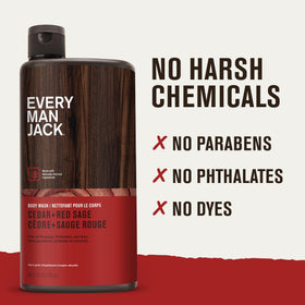 Every Man Jack Gel Douche Hydratant with natural ingredients