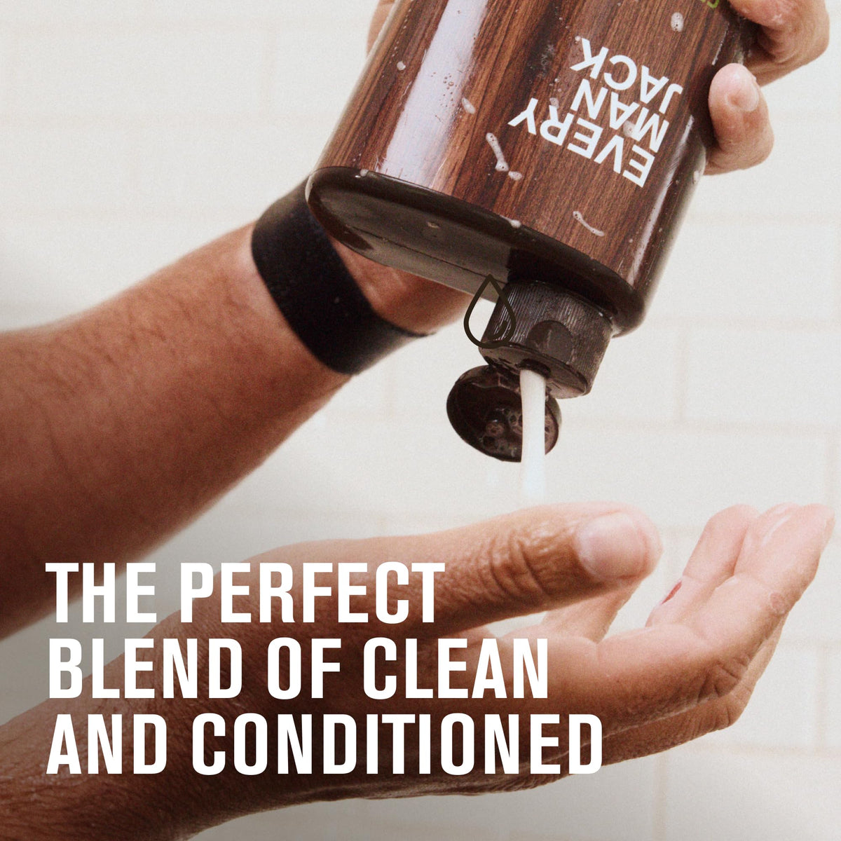 Every Man Jack Shampoo 2-en-1 Cèdre Sauge Rouge 770g avec mousse