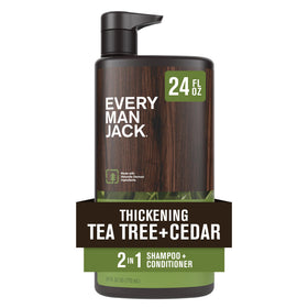 Every Man Jack Shampoo 2-en-1 Tea Tree 24 oz vue avant