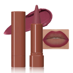 evpct combo crayon à lèvres et rouge à lèvres mat violet profond avant