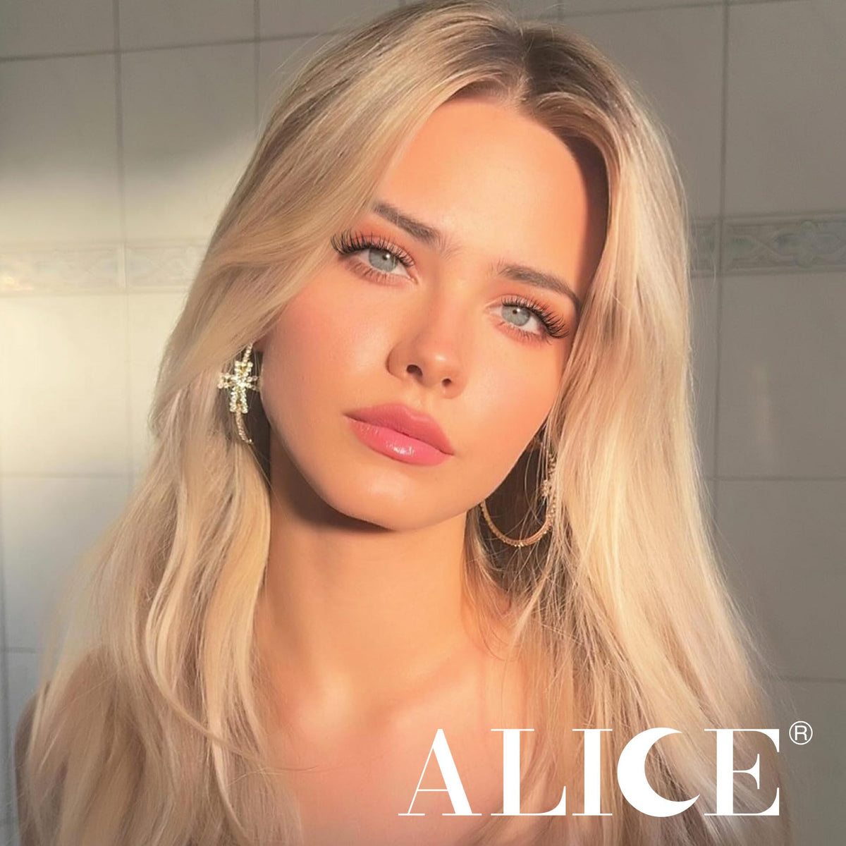 Exemple d'application de cils ALICE sur yeux