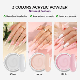Exemple d'ongles réalisés avec le kit VANSISOS