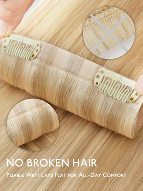 Exemple de coiffure réalisée avec les extensions Wennalife
