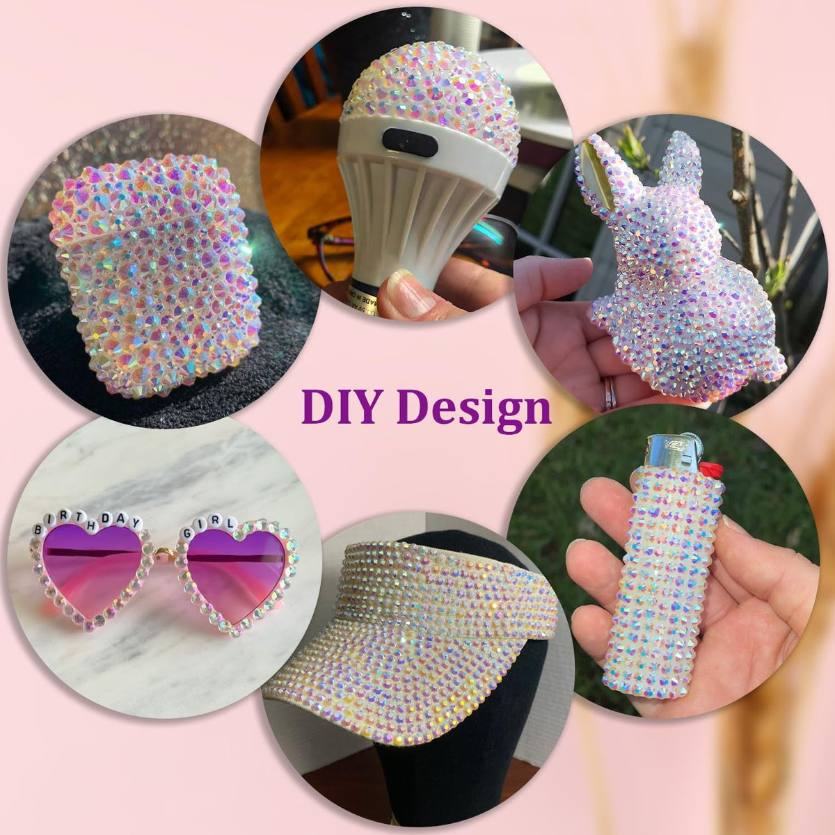 Exemple de création DIY avec des rhinestones TINKRSTUFF
