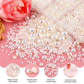 Exemple de décoration avec perles plates sur un téléphone