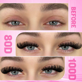 Exemple de look avec les cils FANXITON