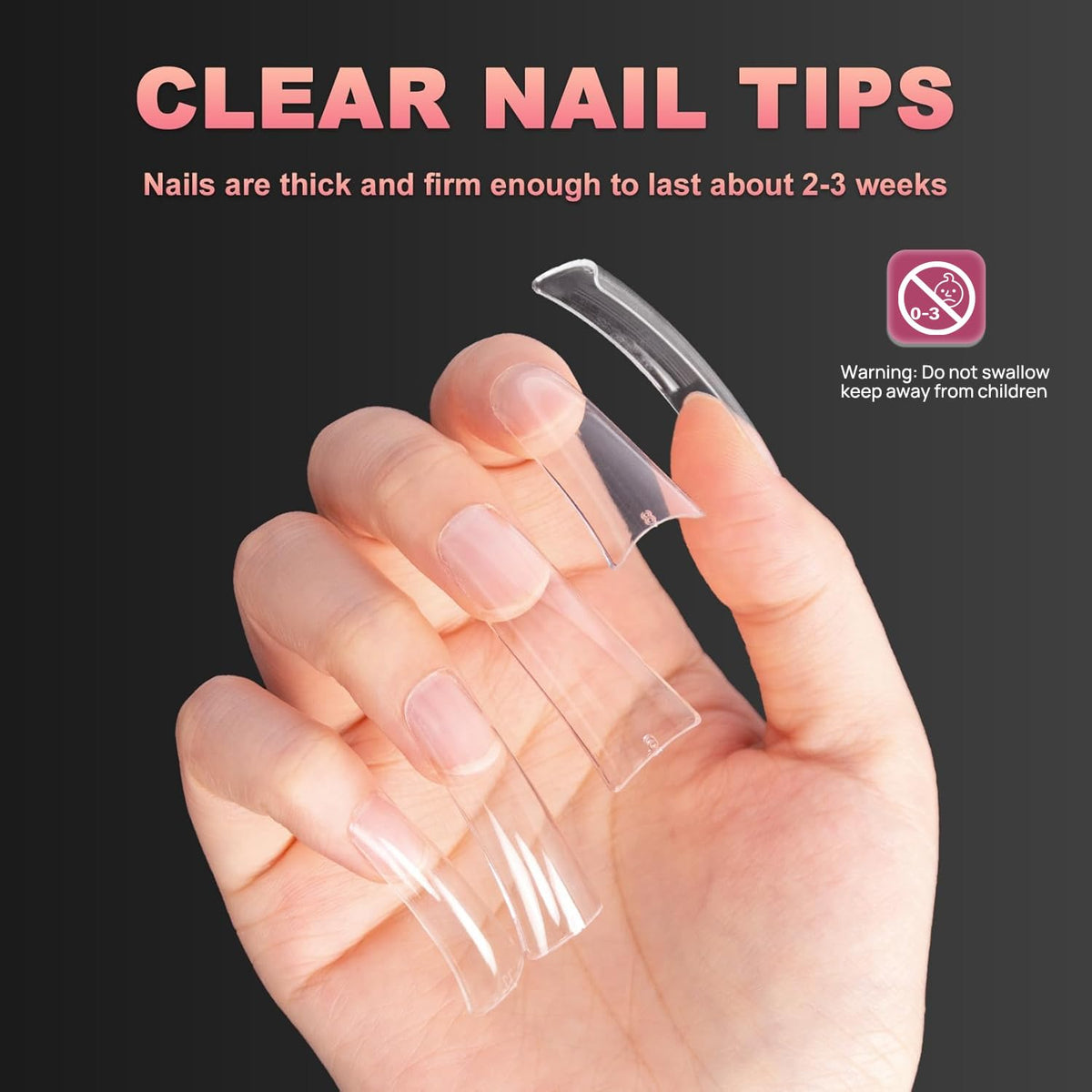 Exemple de manucure avec des tips d'ongles canard Ranrose