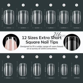 Exemple de manucure réalisée avec les tips d'ongles modelones
