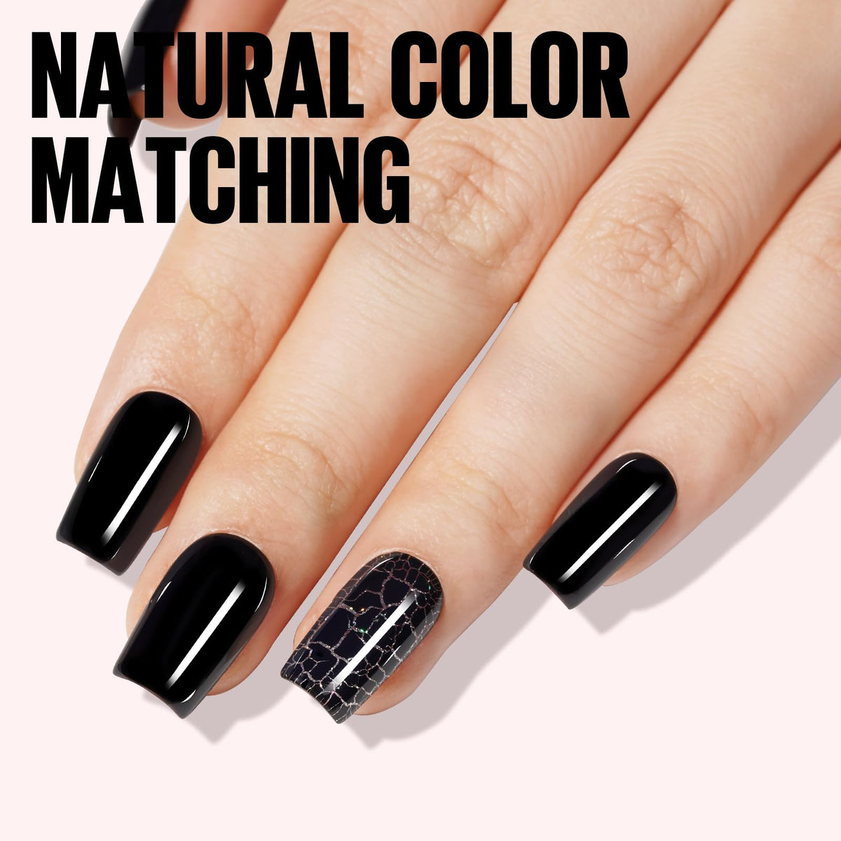 Exemple de manucure utilisant le vernis TOMICCA