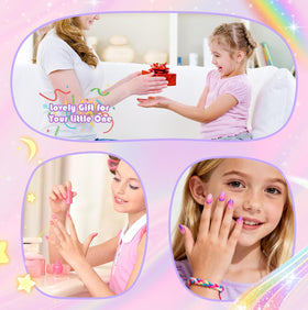 Exemple de nail art avec les faux ongles krofaue