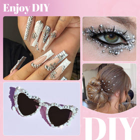 Exemple de projet DIY avec des perles argentées TINKRSTUFF