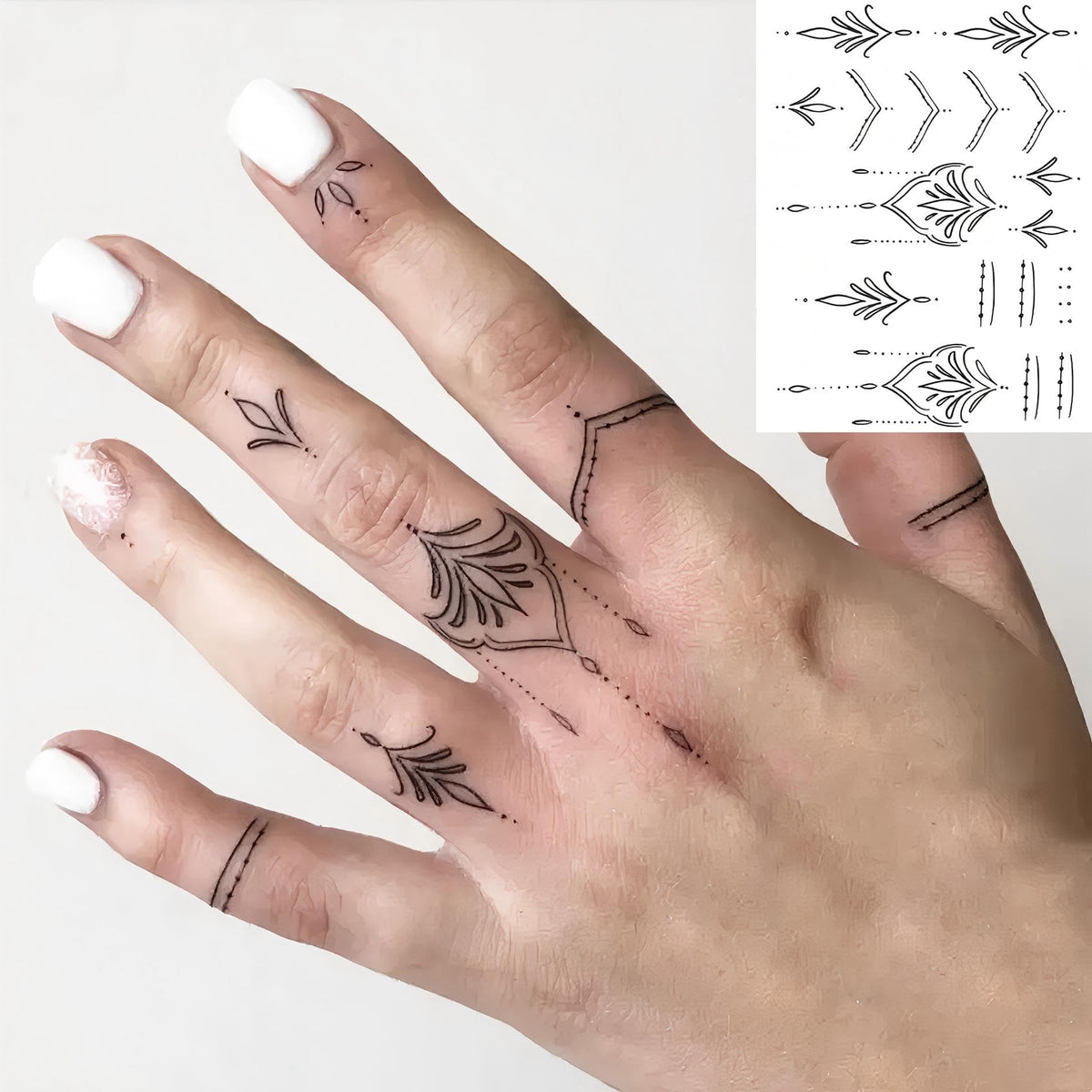 Exemple de tatouages temporaires COKTAK sur bras