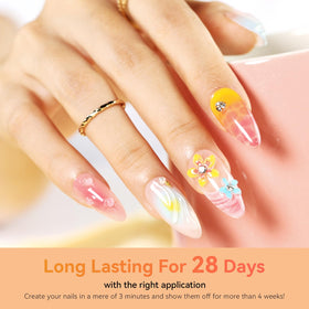 Exemples de nail art créés avec le kit Makartt