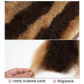 Extension de cheveux afro kinky 50g mise en forme