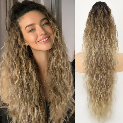 Extension de cheveux ORSUNCER 30 pouces bouclée vue avant