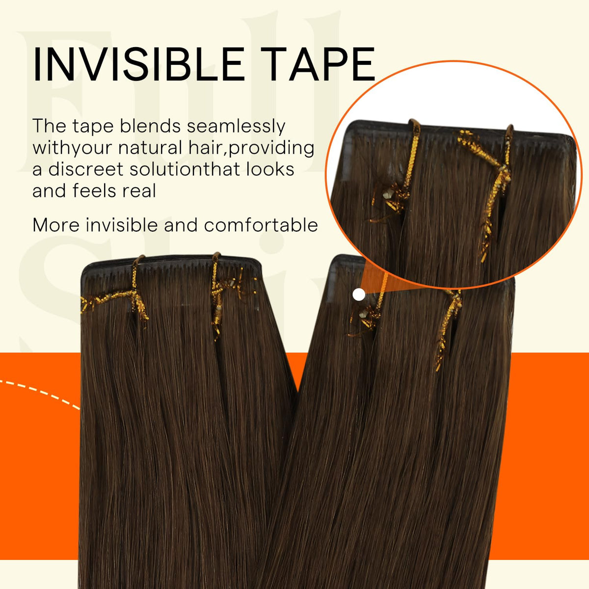 Extension de Cheveux pleine longueur avec texture soyeuse