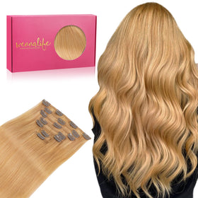 Extensions capillaires clip in Wennalife 22 pouces couleur Strawberry Blonde