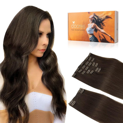 Extensions capillaires DOORES 150g avec clips en acier inoxydable