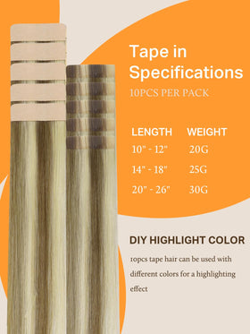 Extensions capillaires DOORES installées sur cheveux, longueur 14 pouces