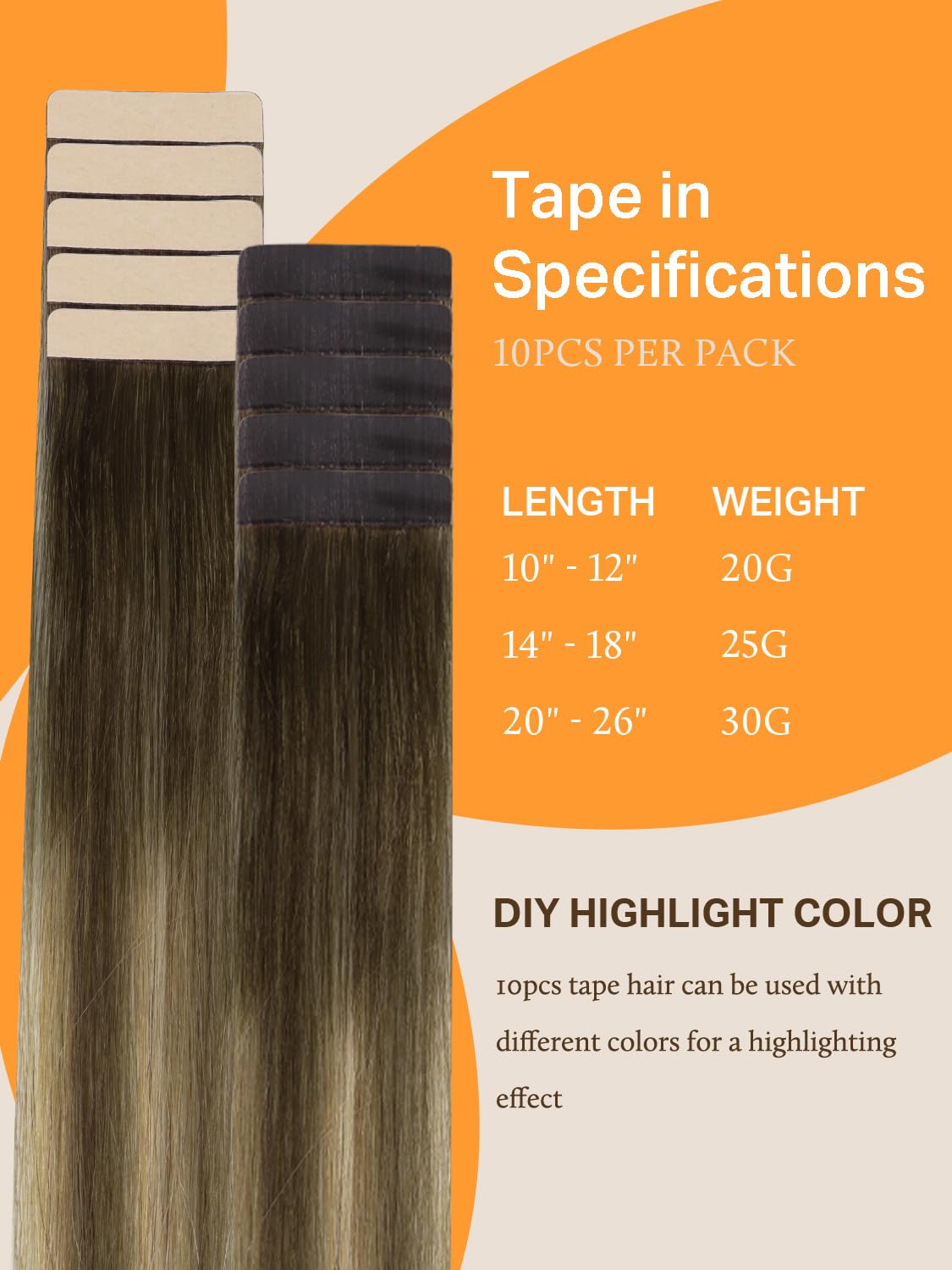 Extensions capillaires DOORES montrant la texture soyeuse et brillante