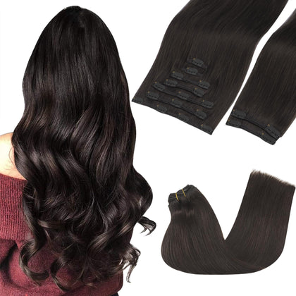 Extensions capillaires GOO GOO 14 pouces marron foncé vue avant