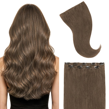 Extensions capillaires GOO GOO 22 pouces châtain clair, vue avant