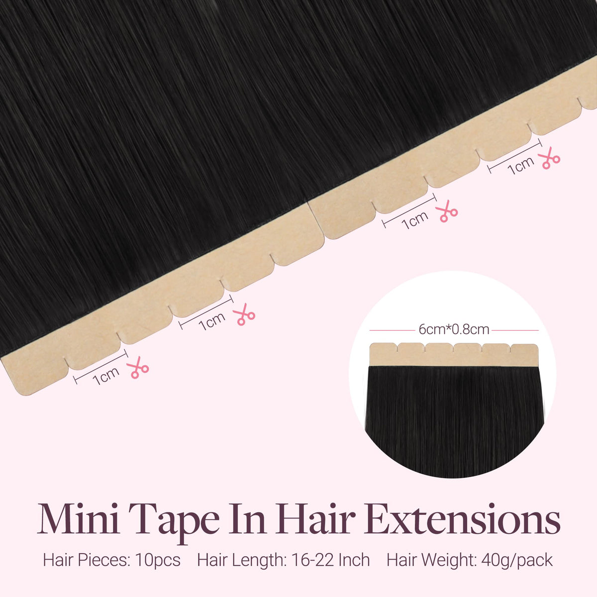 Extensions capillaires GOO GOO, application sur cheveux naturels