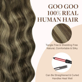 Extensions capillaires GOO GOO avec cheveux lisses et brillants