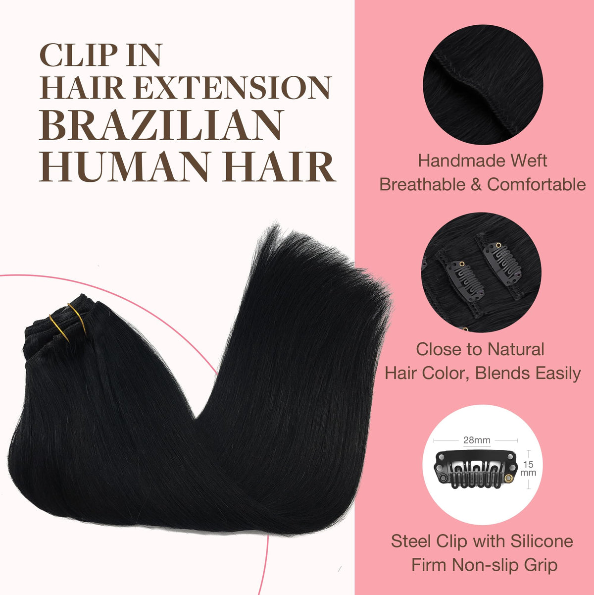 Extensions capillaires GOO GOO en cheveux humains en paquet
