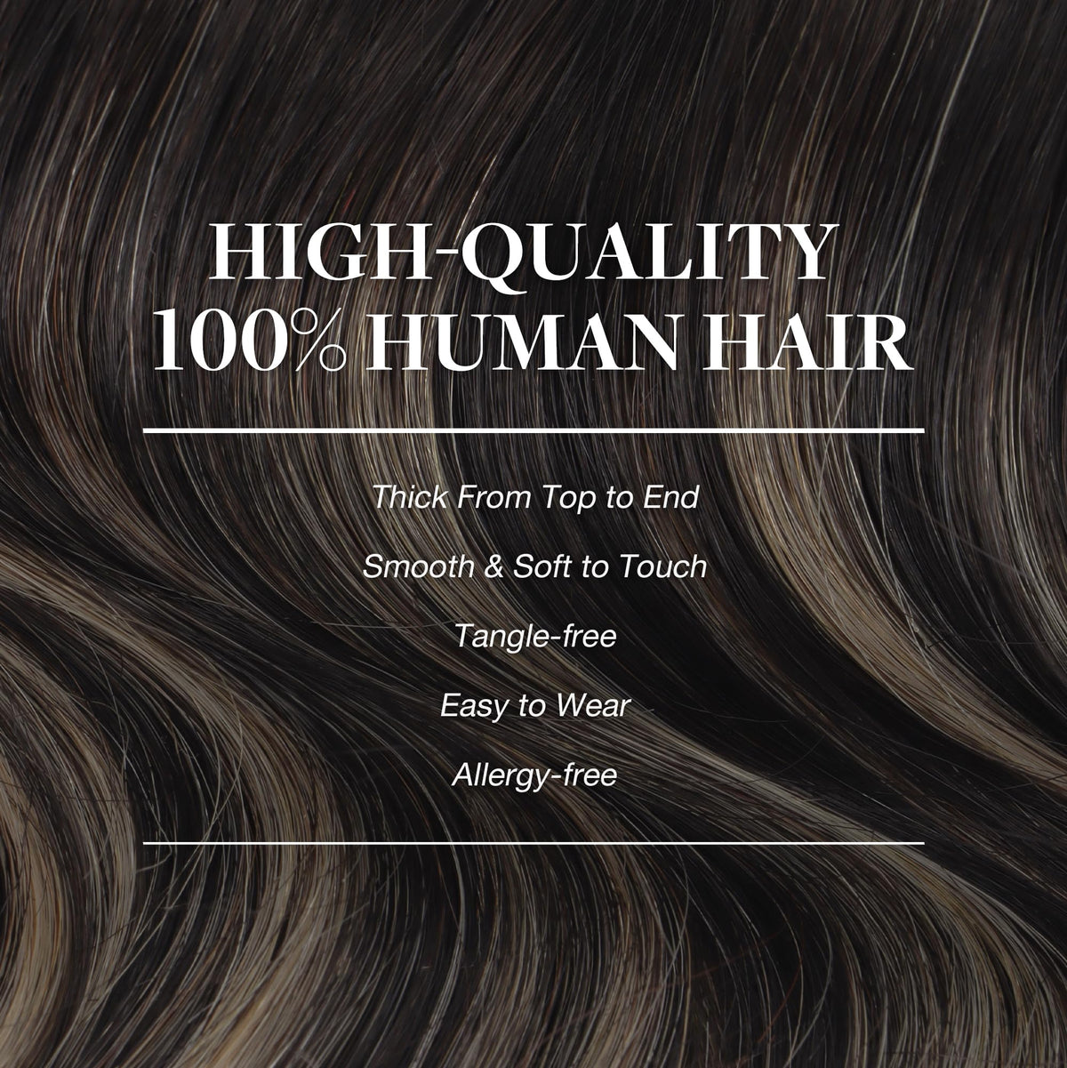 Extensions capillaires GOO GOO en cheveux humains en usage